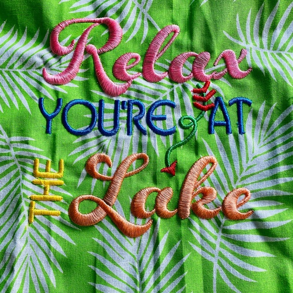 Embroidered Towel - Picture 4 of 5